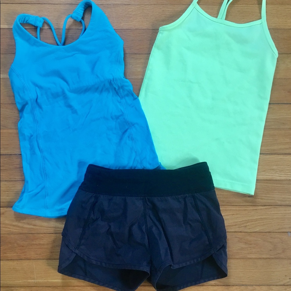 Ivivva Girls Tanks & Short Lot